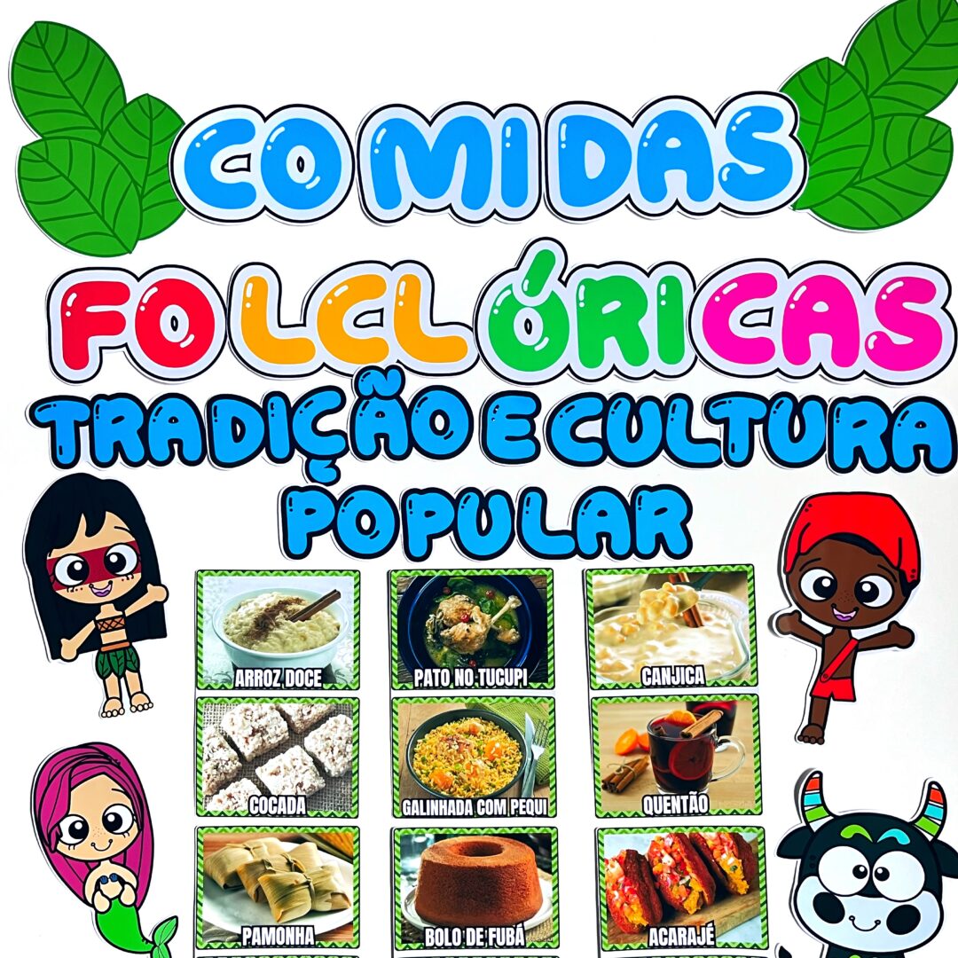 Painel comidas folclóricas