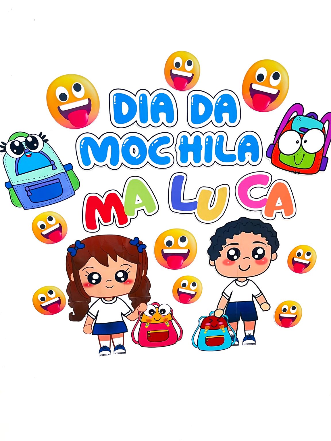 Kit dia da Mochila Maluca – Professora Cinara Maria: Recursos pedagógicos