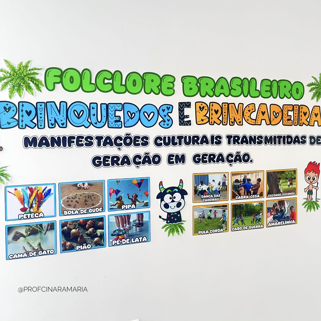 Painel Brinquedos e Brincadeiras Folclóricas