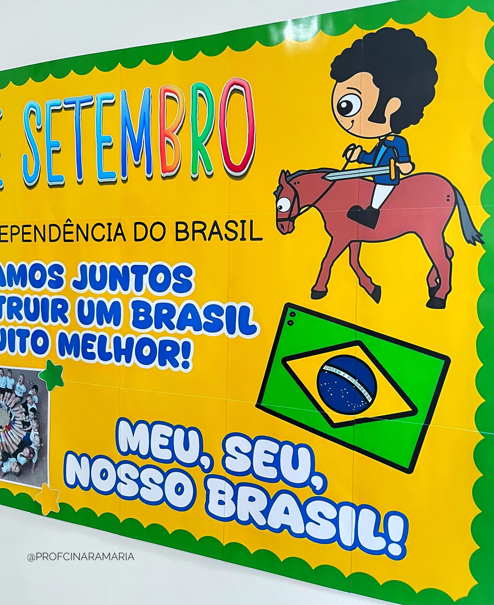Painel cartaz Independência do Brasil – Professora Cinara Maria ...