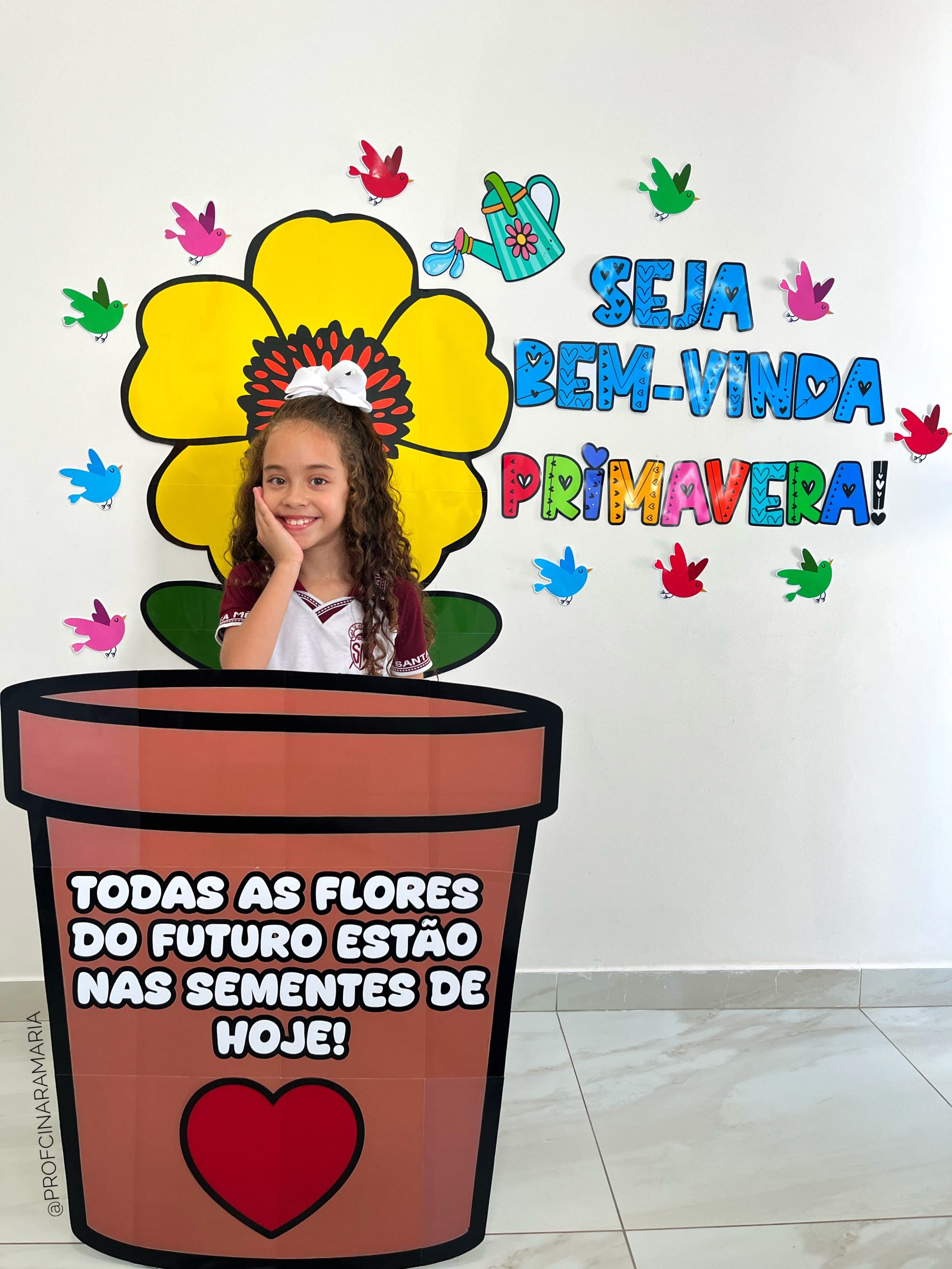 Painel para foto PRIMAVERA