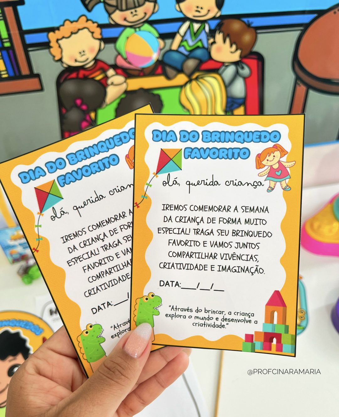 Dia do brinquedo favorito – Professora Cinara Maria: Recursos pedagógicos