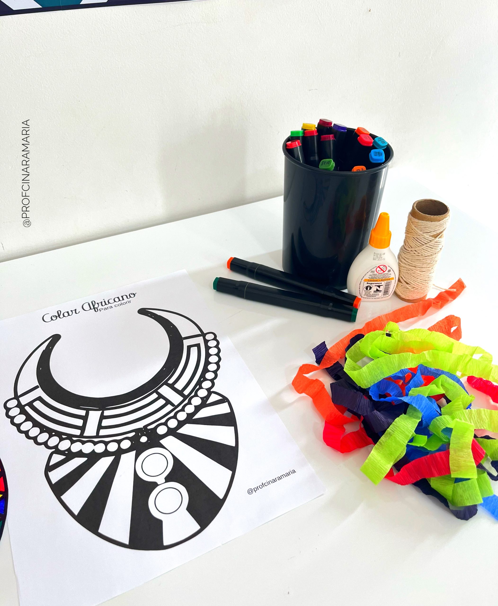 Confecção de colares africanos - Imagem 7