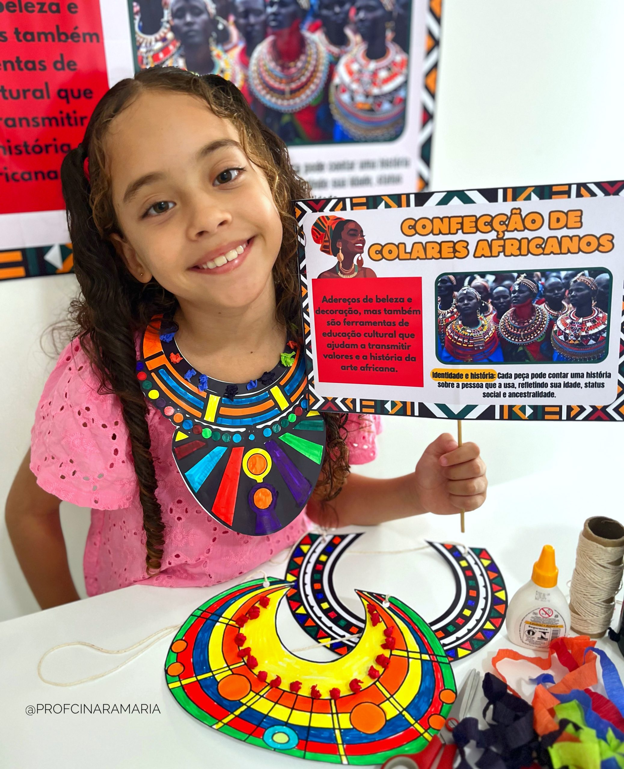 Confecção de colares africanos - Imagem 9