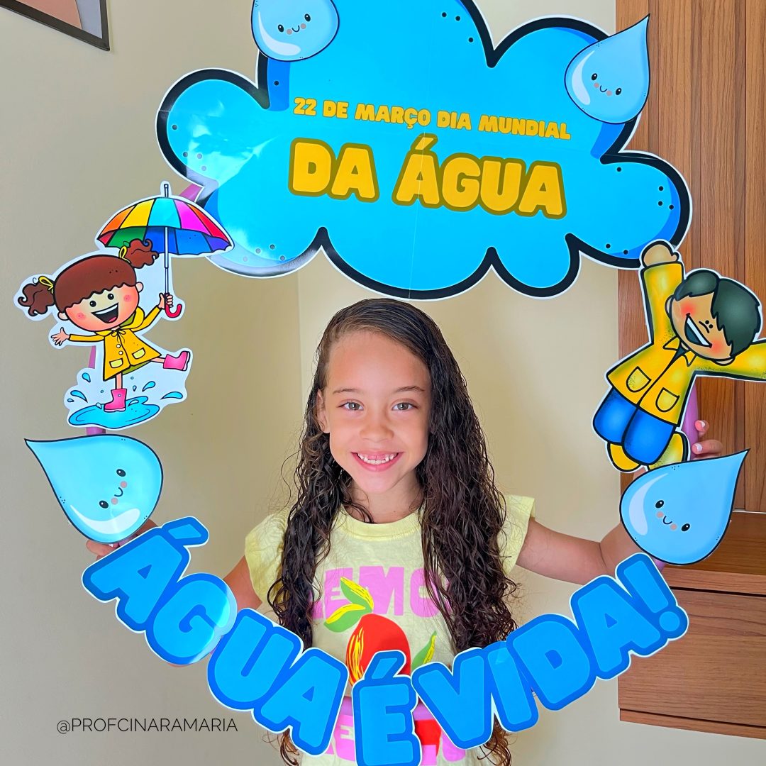 Decoração bambolê DIA DA ÁGUA