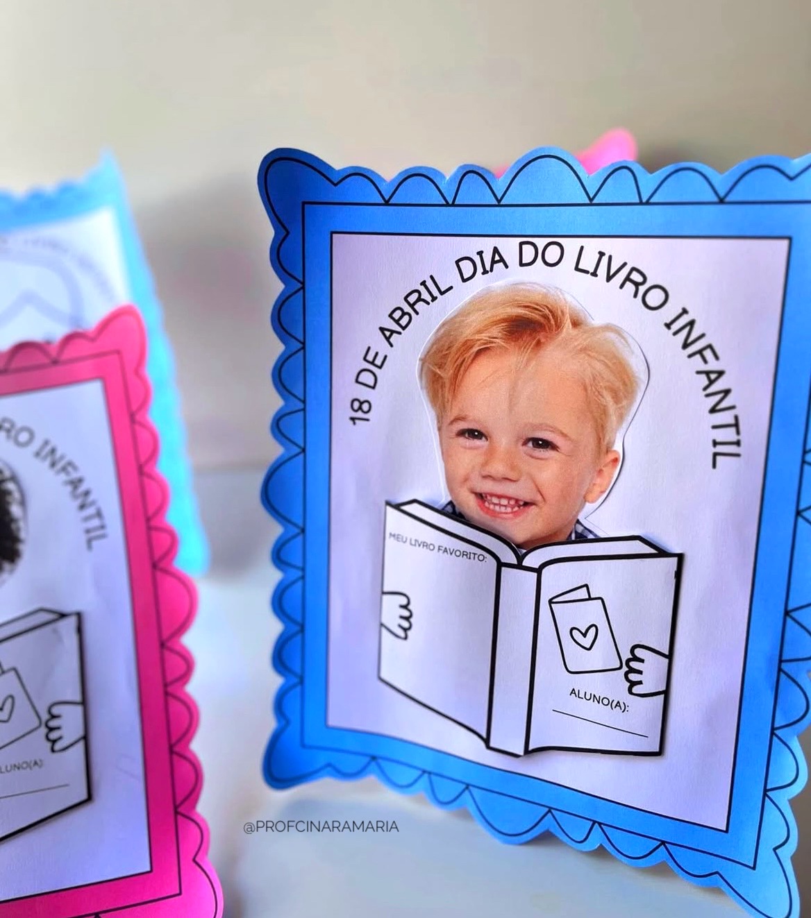 Quadrinho lembrancinha DIA DO LIVRO INFANTIL