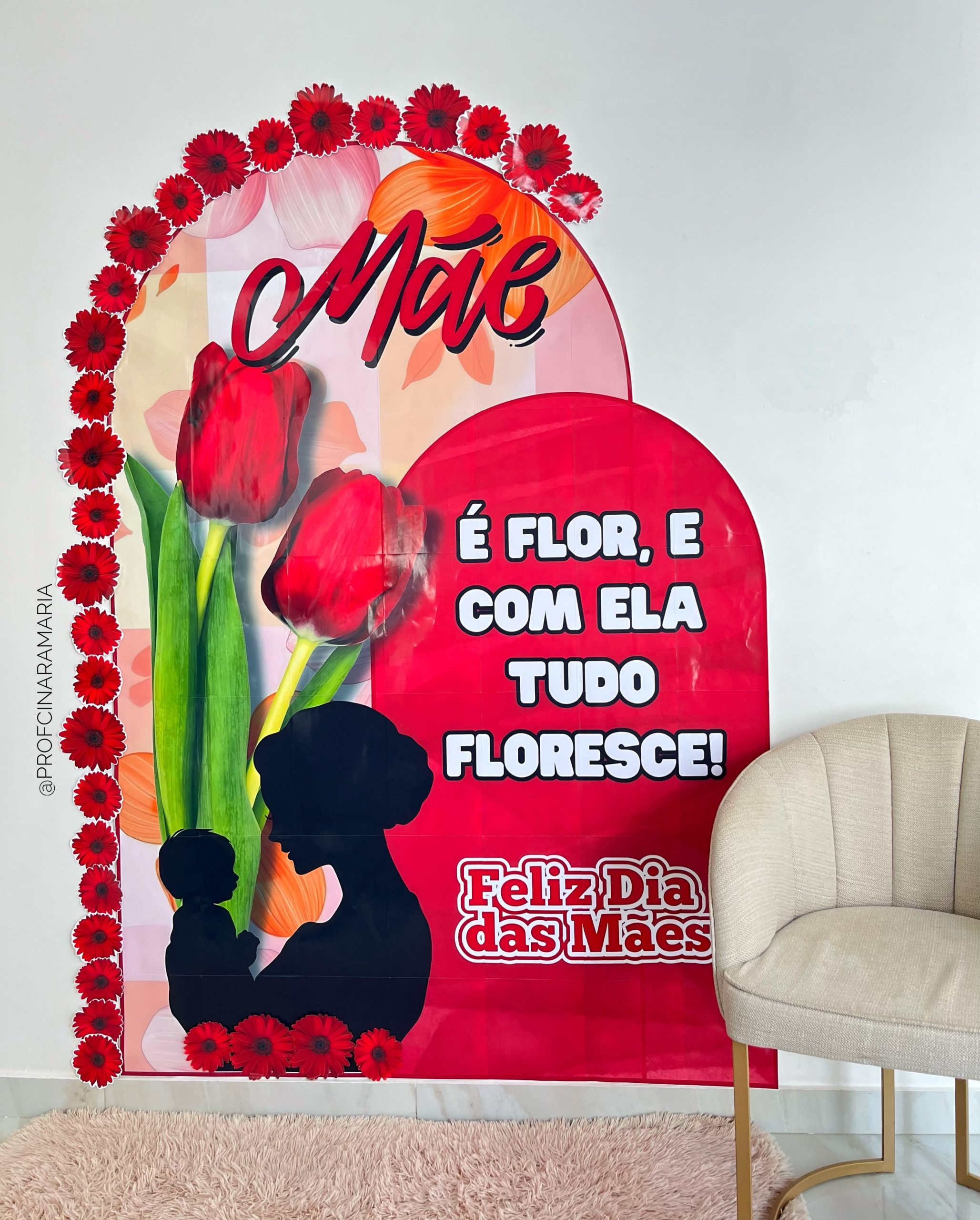 Painel cenário para foto DIA DAS MÃES - Imagem 2