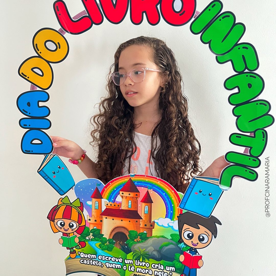 Decoração bambolê DIA DO LIVRO INFANTIL