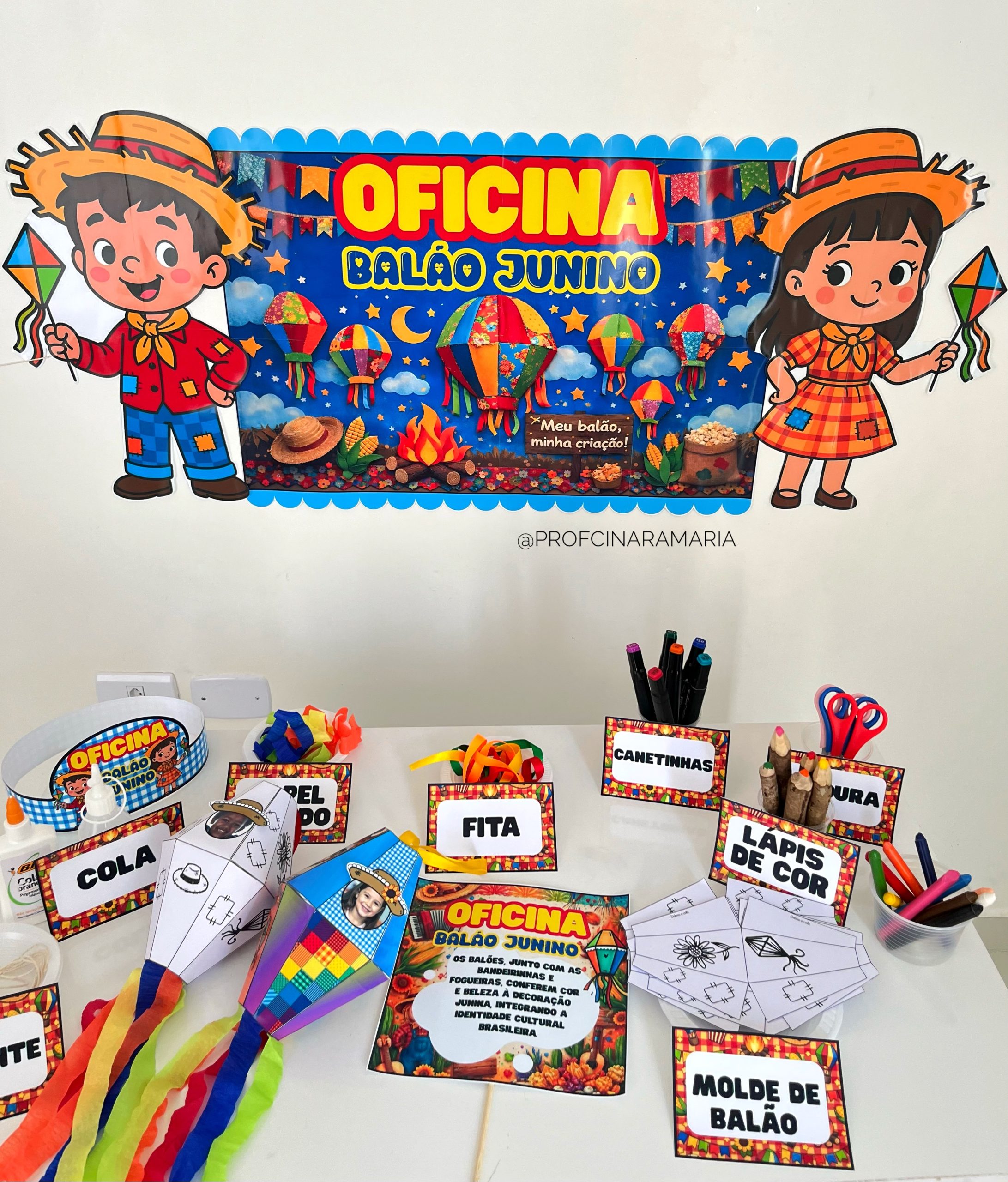 Oficina Balão Junino - Imagem 2