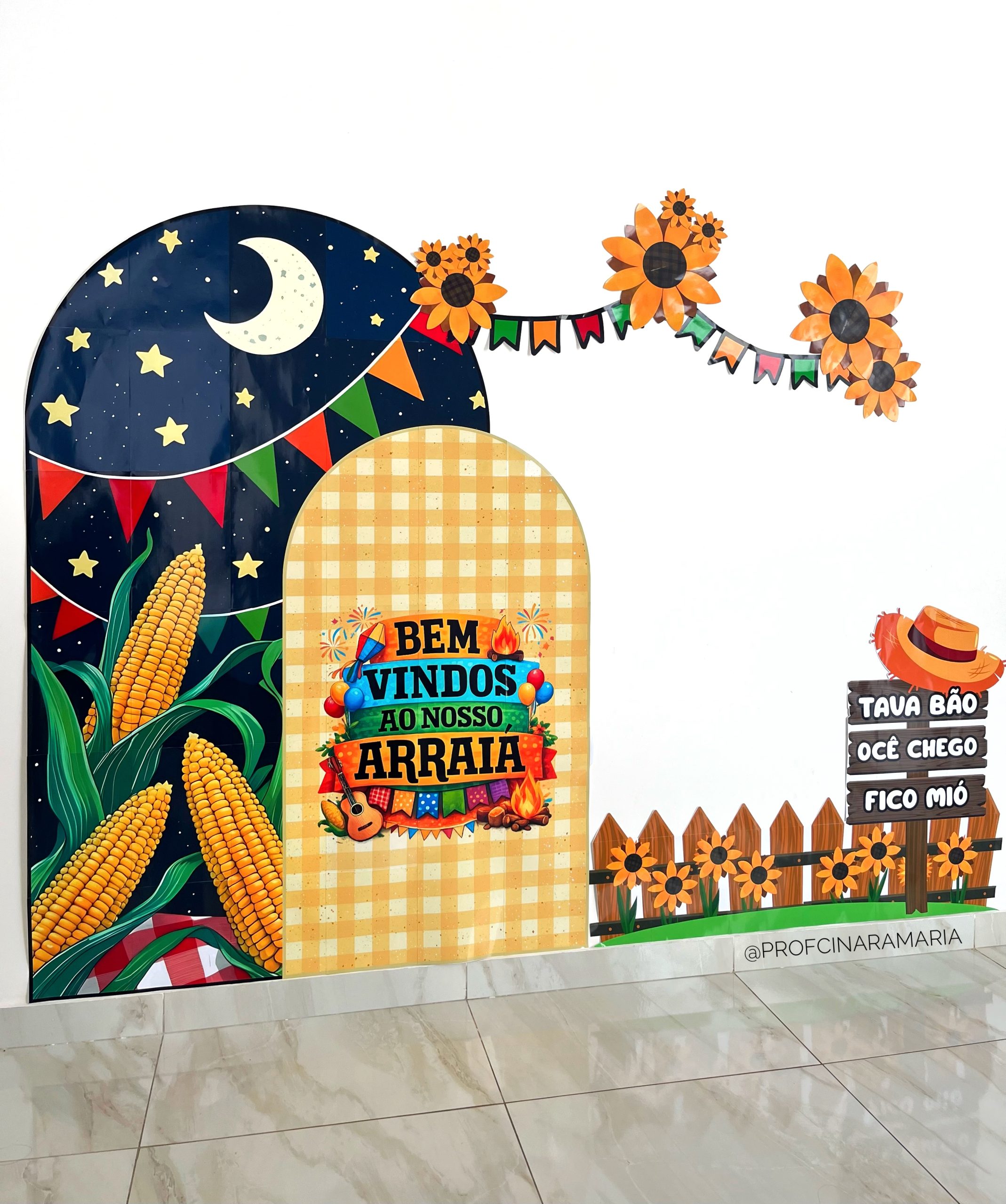 Painel Arco Nosso Arraiá