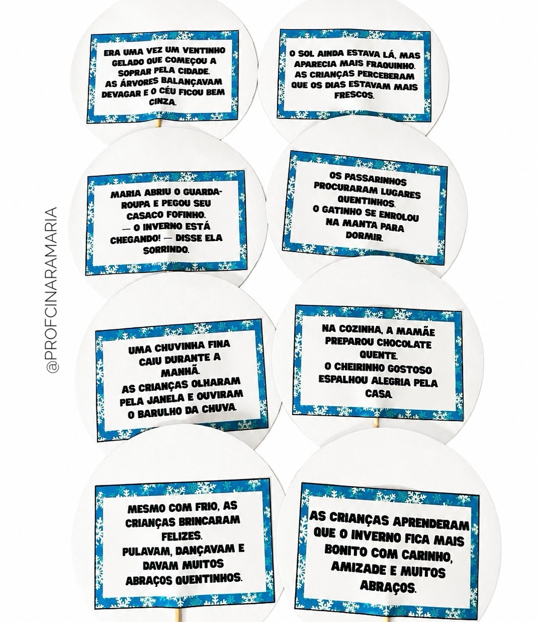 História na sacola A CHEGADA DO INVERNO + Banner colagem coletiva - Imagem 6