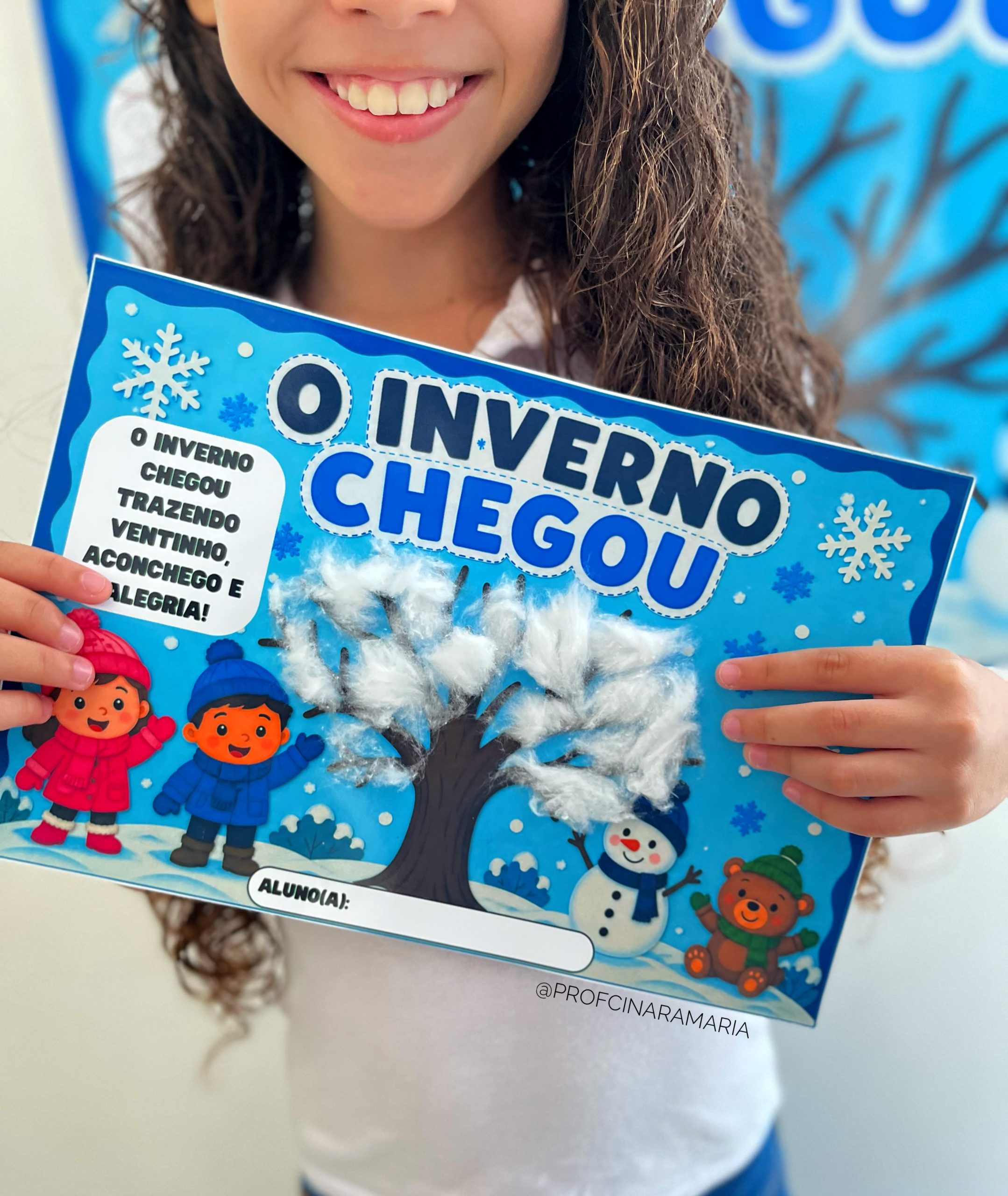 História na sacola A CHEGADA DO INVERNO + Banner colagem coletiva - Imagem 2