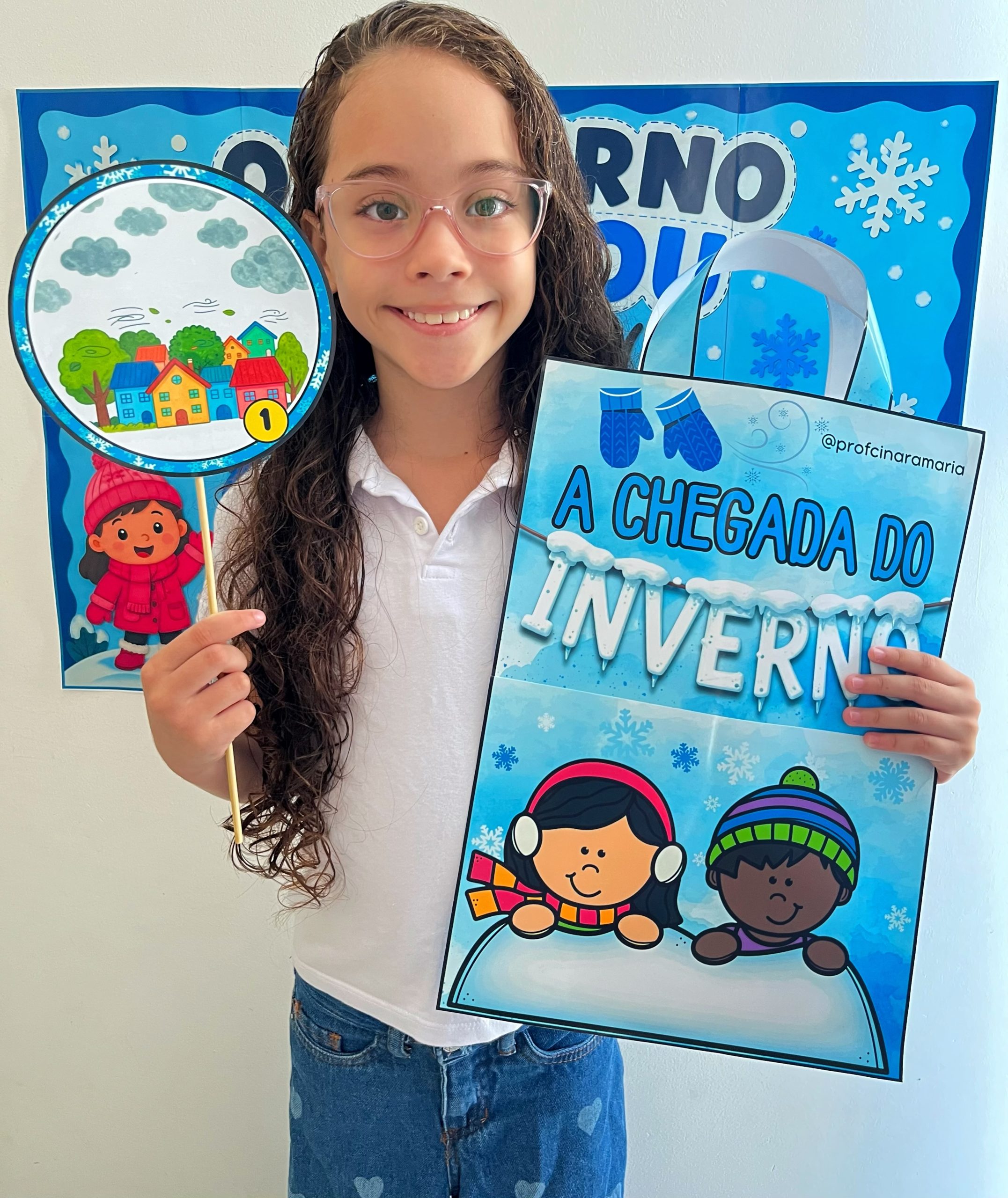 História na sacola A CHEGADA DO INVERNO + Banner colagem coletiva - Imagem 3