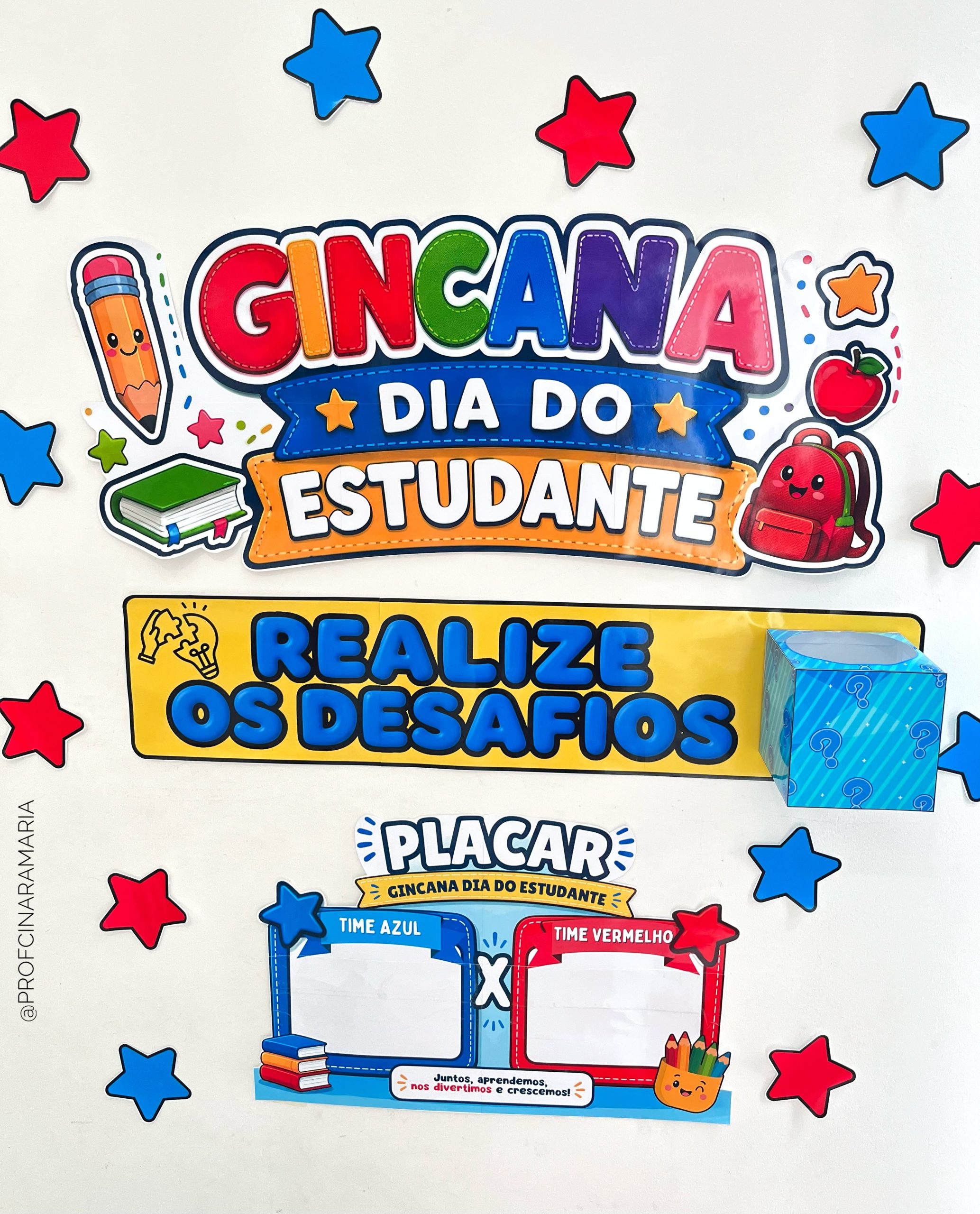 Gincana DIA DO ESTUDANTE realize os desafios