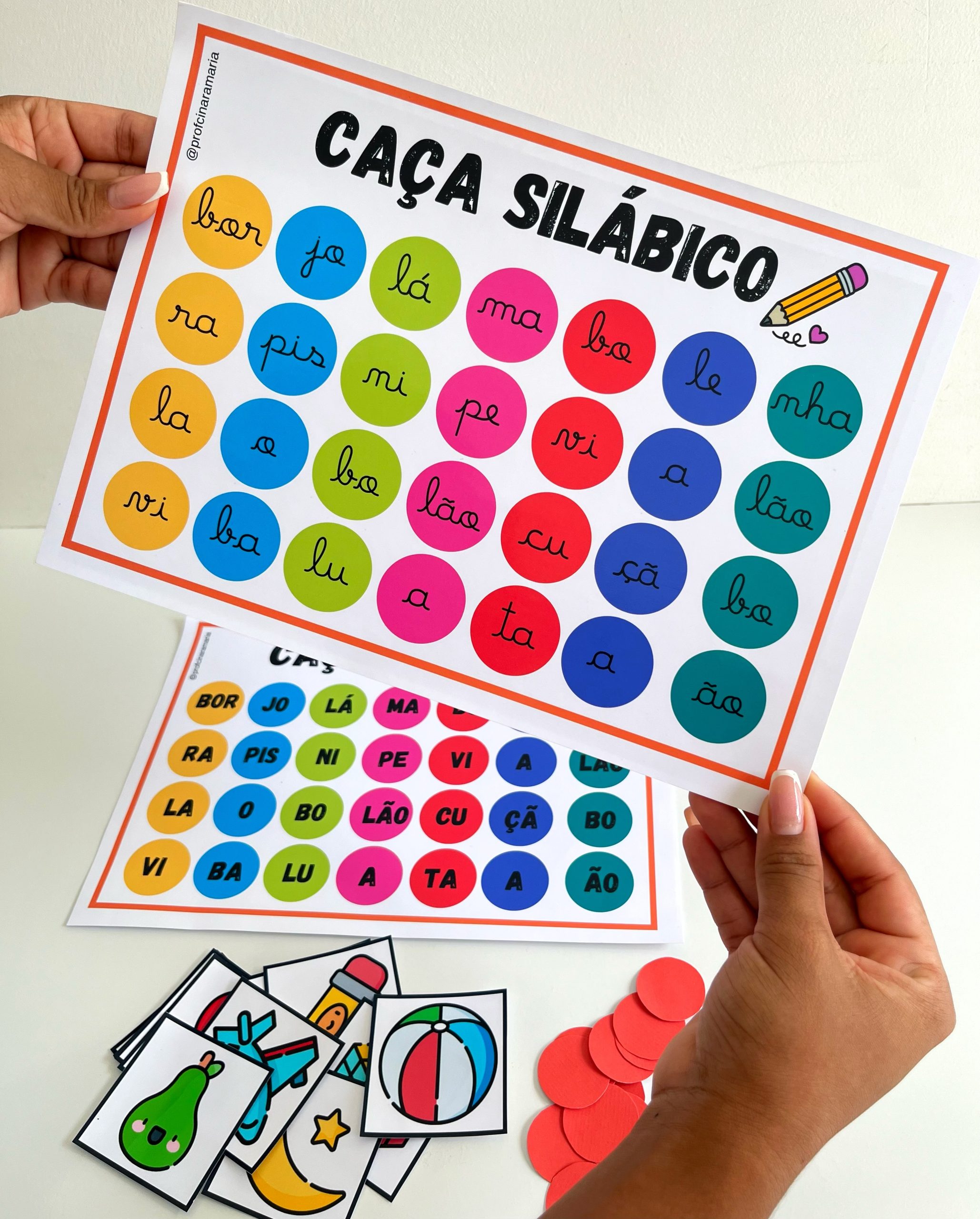 Atividade pedagógica CAÇA SILÁBICO