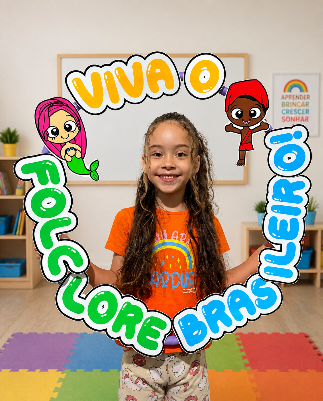Decoração bambolê FOLCLORE