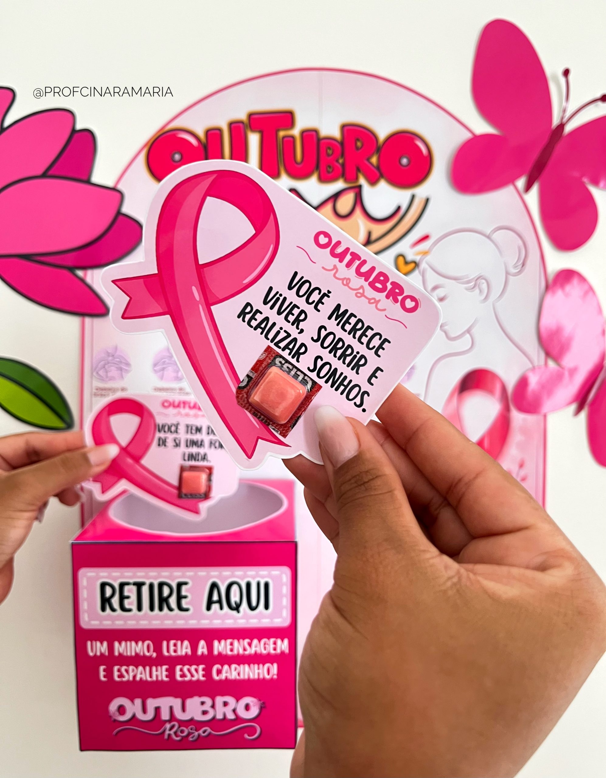 Caixa de mensagens OUTUBRO ROSA